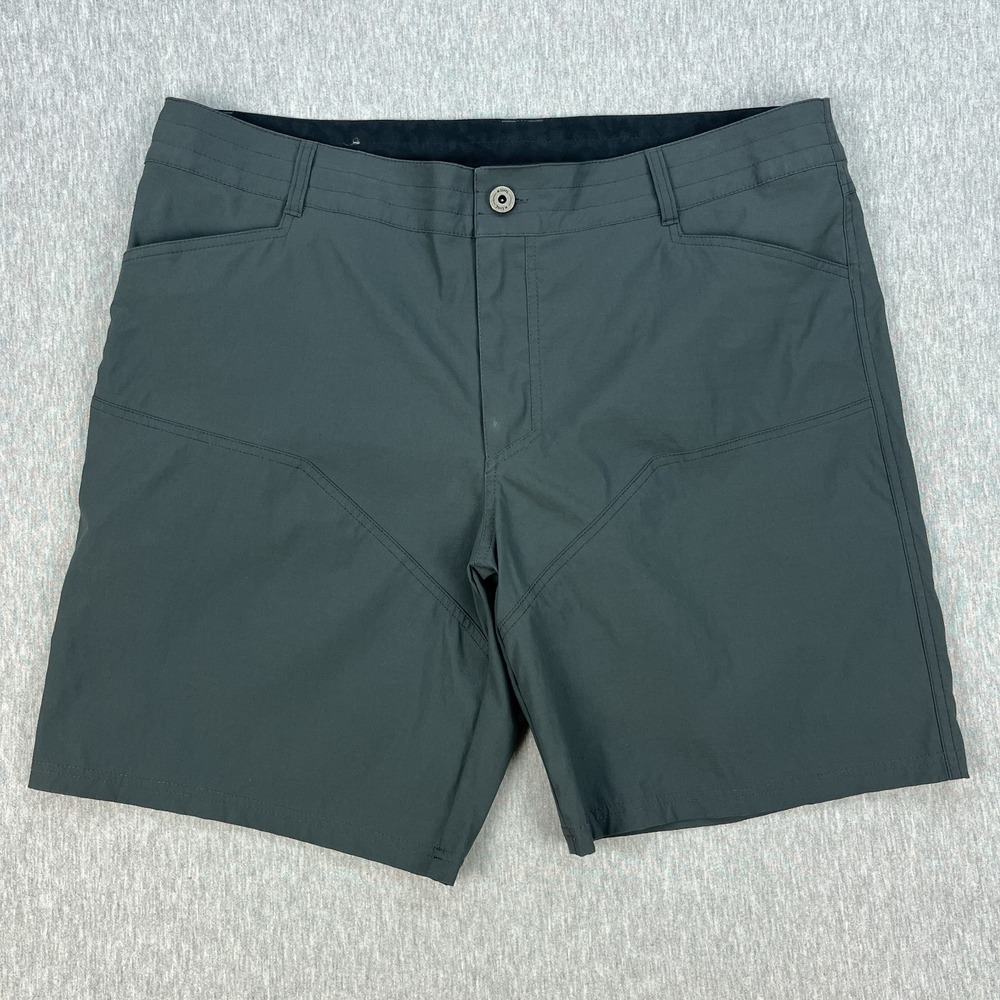 Kuhl Renegade Rock Shorts Mens 40 Gray 9" Inseam Stretch Performance Hiking